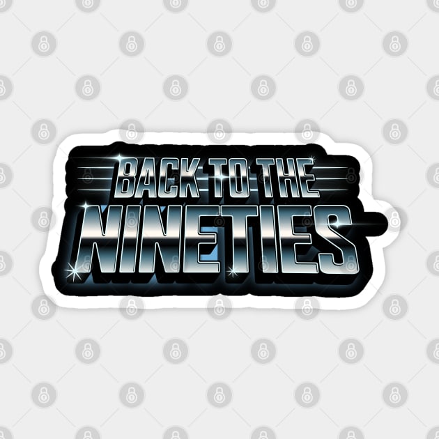 Back To 90's Sticker by TEENIE DESIGN
